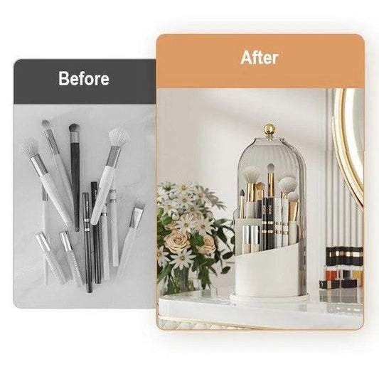 Acrylic Makeup Brush Organizer – Stylish Holder for Beauty Tools