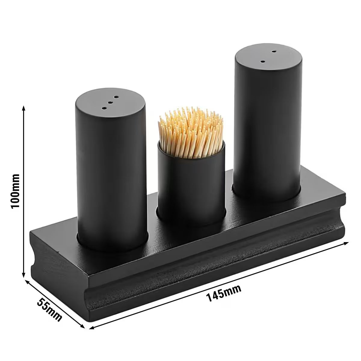 Nordic Dining Seasoning And Toothpick Holder, Minimalist Salt & Pepper Serving Set, Elegant Seasoning & Toothpick Dispenser