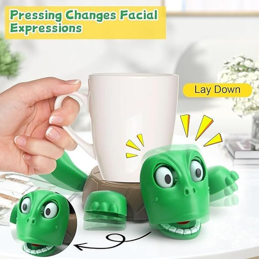 Turtle Cup Holder,Turtle Coaster with Funny Expression