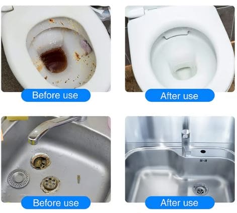 Drain Cleaning Powder, Sink Cleaner Powder, Pipe Dredge Deodorant, Powerful Sink And Drain Cleaner, Magic Fast Foaming Pipe Dredge, Kitchen Toilet Pipeline Cleaner