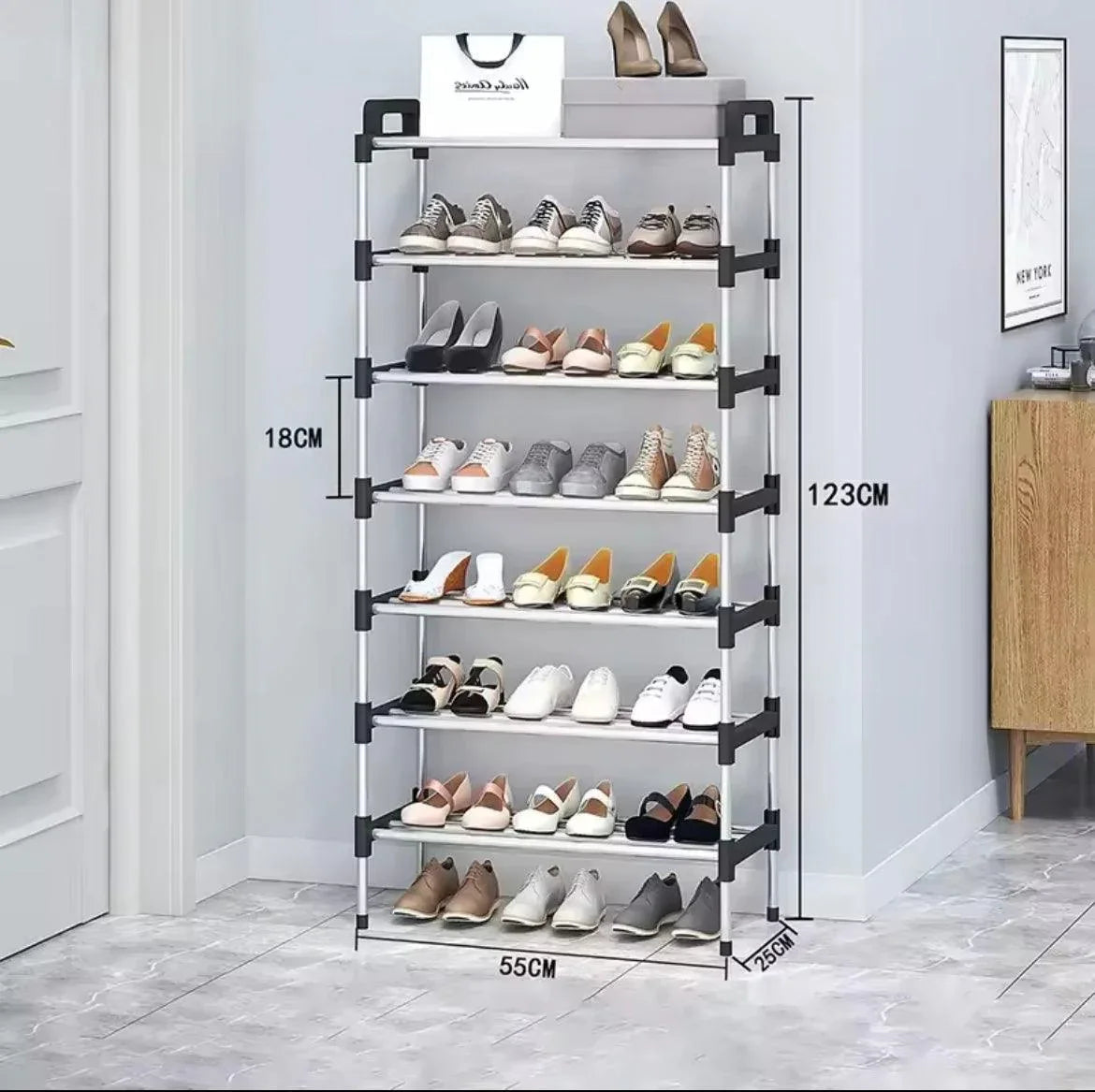 Attachable Shoe Rack – Space-Saving Stackable Shoe Organizer
