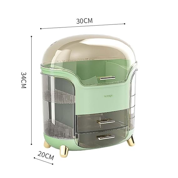 Makeup Organisers with Dust-Proof Cover | Premium Storage Box