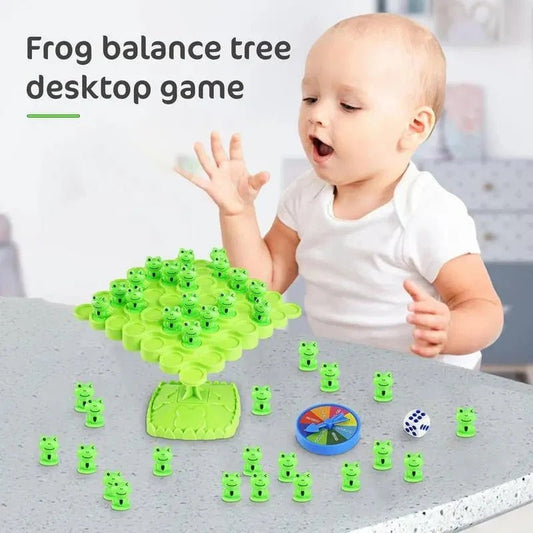 Frog Balance Tree Game – Fun & Educational Stacking Toy for Kids