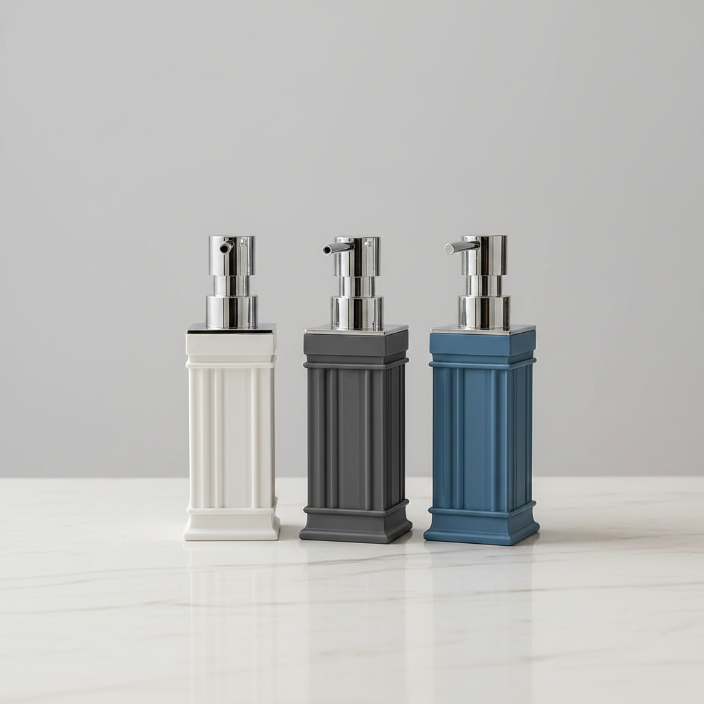 Square Column Refillable Liquid Soap Dispenser (each)