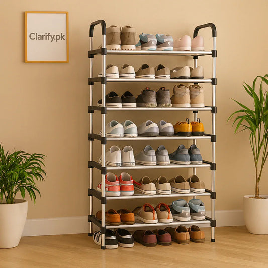 Attachable Shoe Rack – Space-Saving Stackable Shoe Organizer