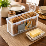 Smart Bread Box Container, Stackable Bread Storage Bin, Bread Airtight Storage Container, Kitchen Bread Saver Box
