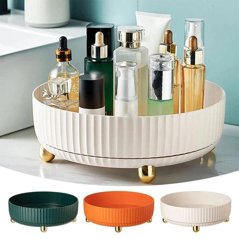 Luxury Rotating Tray – 360° Lazy Susan Organizer for Kitchen & Dining