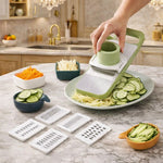 5-in-1 Vegetable Cutter – Multifunctional Grater & Slicer