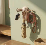 Wall Mounted 5 Claw Telescopic Hook, Multipurpose Durable Wall Hook, Drill Free Kitchen Utensils Hanger, Strong Adhesive Kitchen Utensil Hook, Space Saving Key Holder