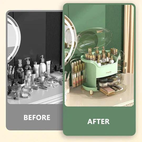 Luxury Cosmetic Organizer for Vanity & Desktop Storage