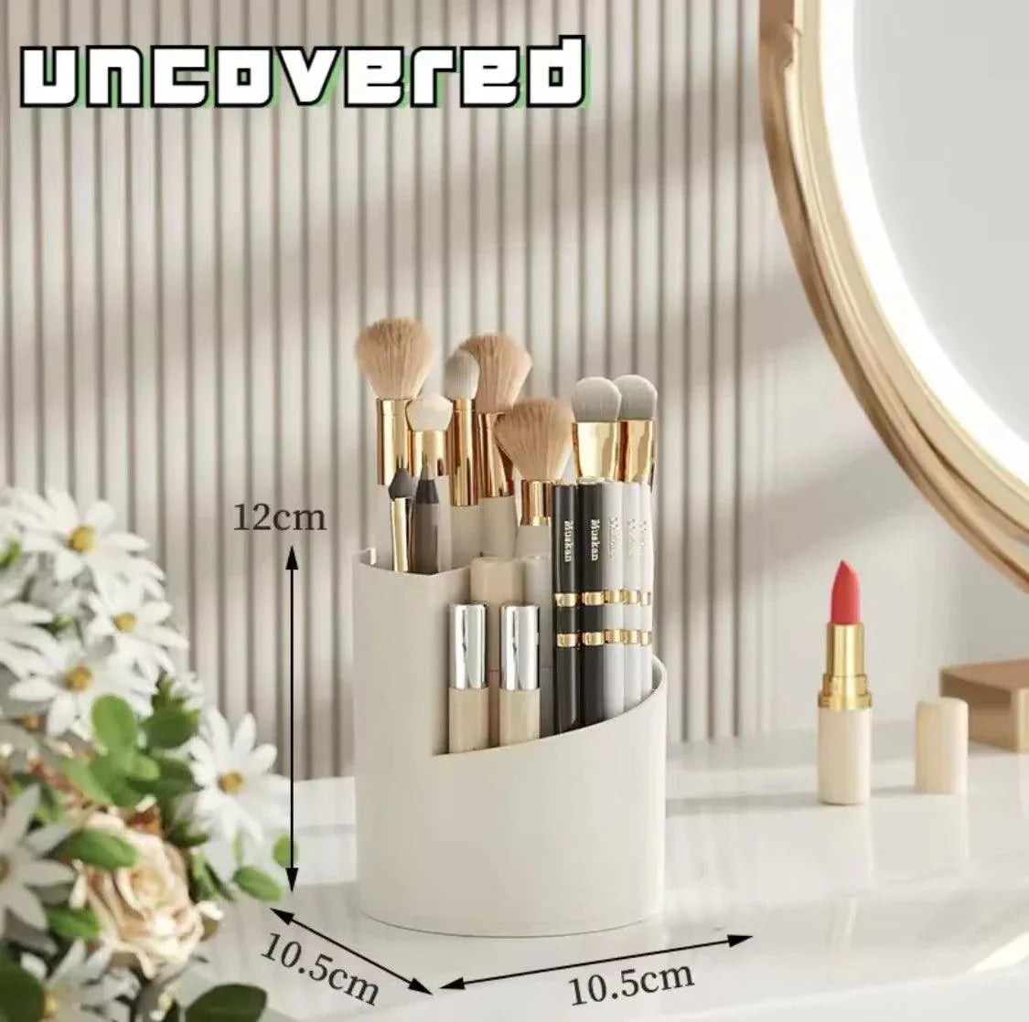 Acrylic Makeup Brush Organizer – Stylish Holder for Beauty Tools