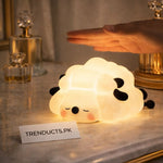 Silicone Sheep Night Lamp - Rechargeable Touch Sensor Bedside Light