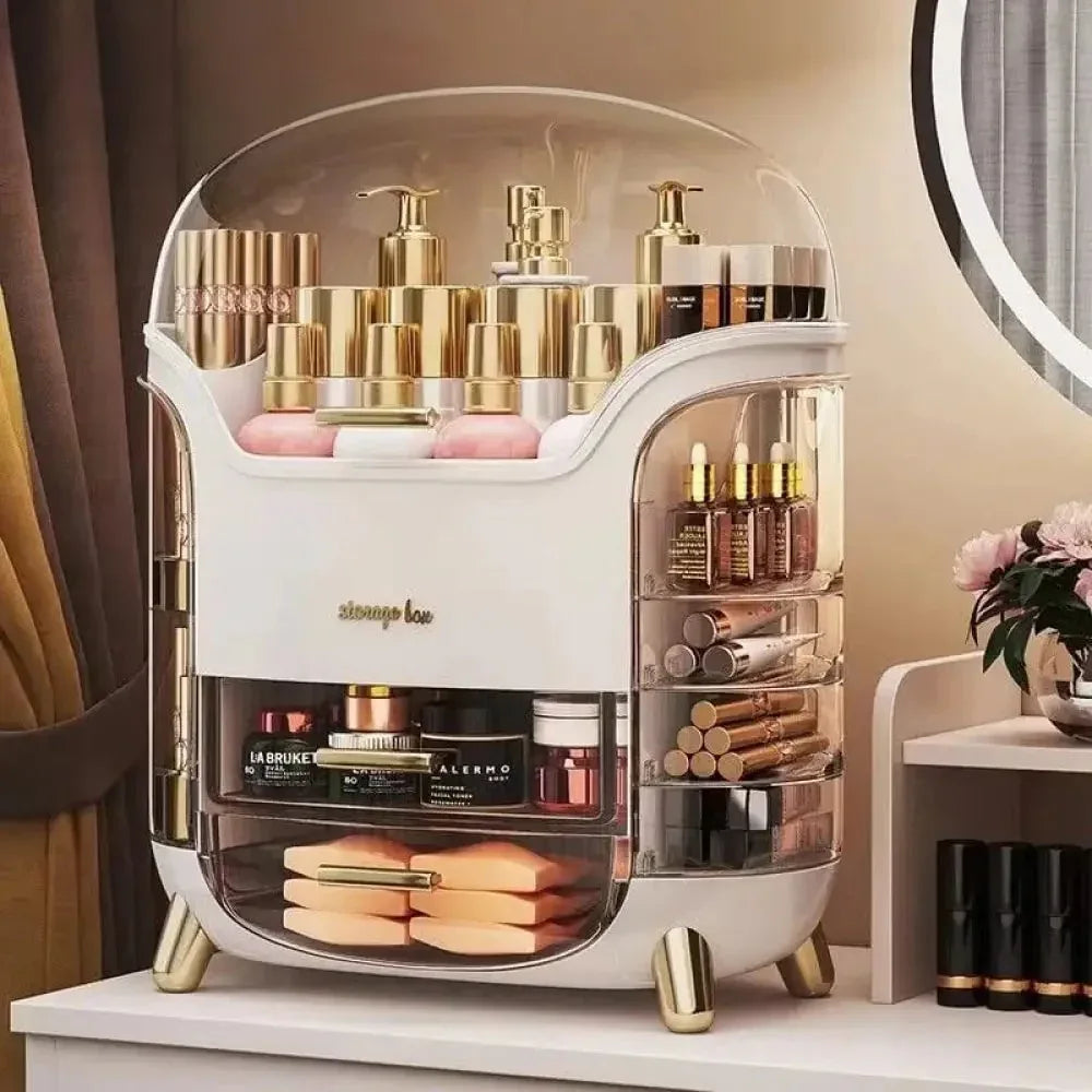 Luxury Cosmetic Organizer for Vanity & Desktop Storage