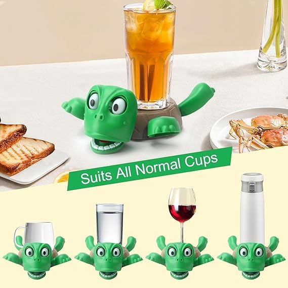 Turtle Cup Holder,Turtle Coaster with Funny Expression