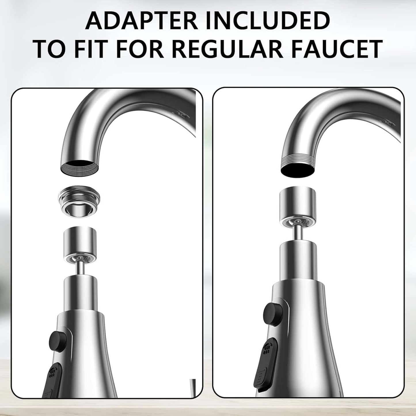 Turbo Flex 360 Flexible Faucet Sprayer