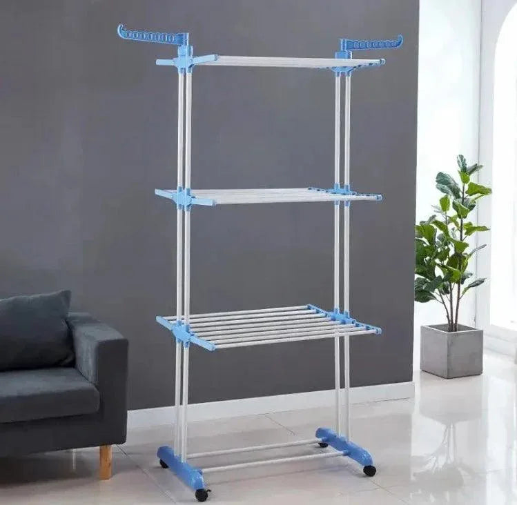 Portable Folding Clothes Drying Rack – Compact Hanger Stand for Home & Travel
