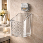 Premium Glacier Texture Suction Wall Bathroom Organizer (High Quality)