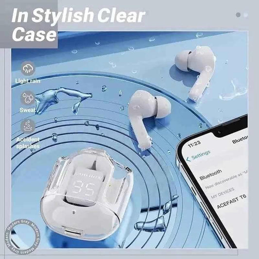 Air 31 TWS Transparent Wireless Earbuds - Bluetooth Earbuds with Clear Sound