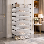 Multilayer Dustproof Shoe Rack – Spacious & Durable Home Organizer