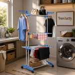 Portable Folding Clothes Drying Rack – Compact Hanger Stand for Home & Travel