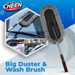 Car Duster and Wash Brush - Dusting for Car | Microfiber Expandable