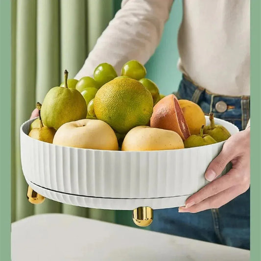 Luxury Rotating Tray – 360° Lazy Susan Organizer for Kitchen & Dining