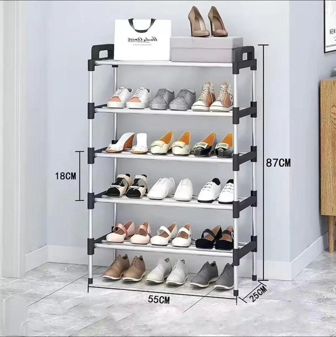 Attachable Shoe Rack – Space-Saving Stackable Shoe Organizer