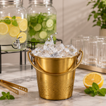 Double Wall Beverage Ice Bucket, Stainless Steel Ice Bucket, Elegant Ice Bucket for Parties And Gatherings,
Ice Bucket for Cold Drinks