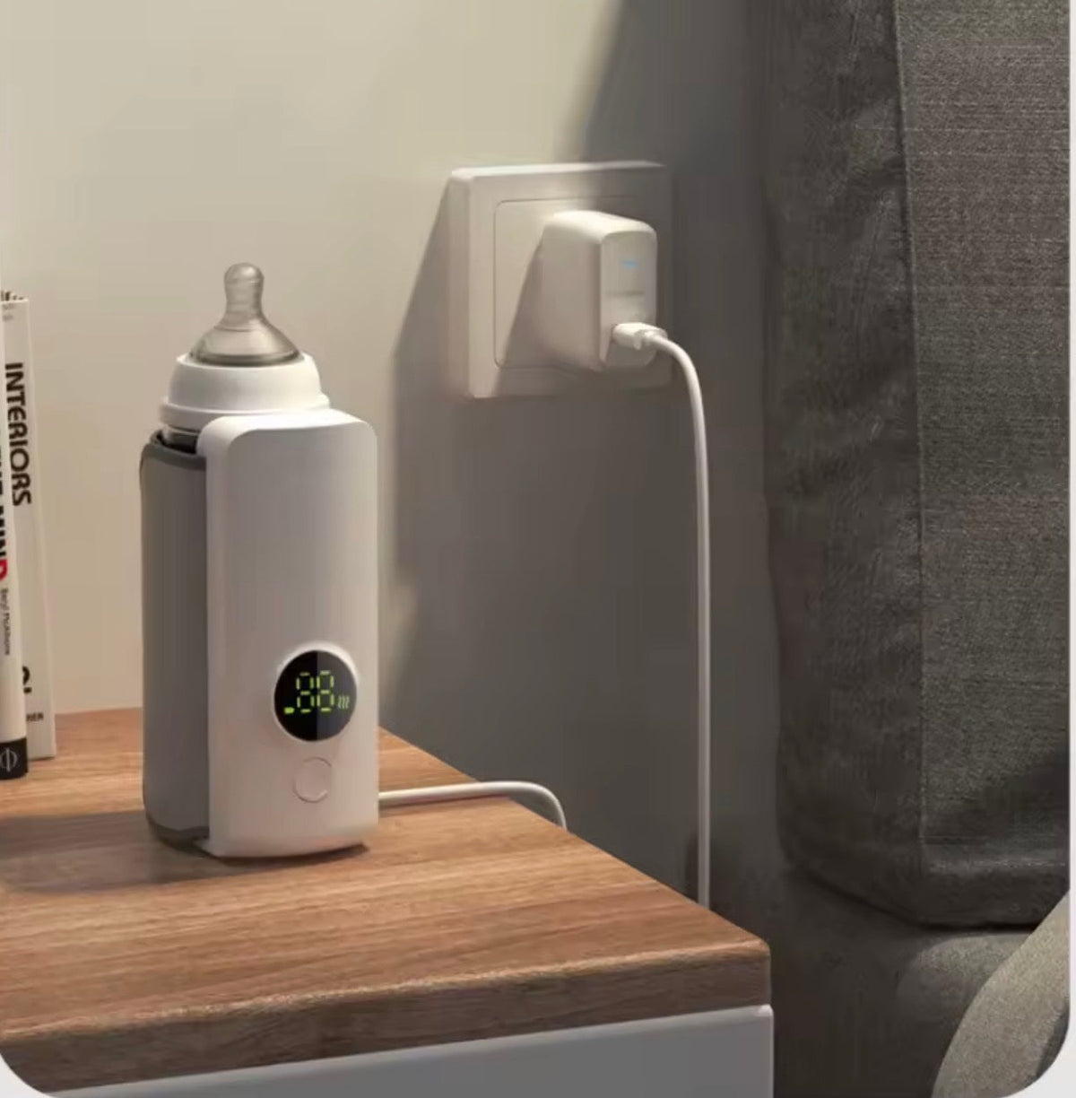 Smart Baby Milk Heater with Digital Temperature Display