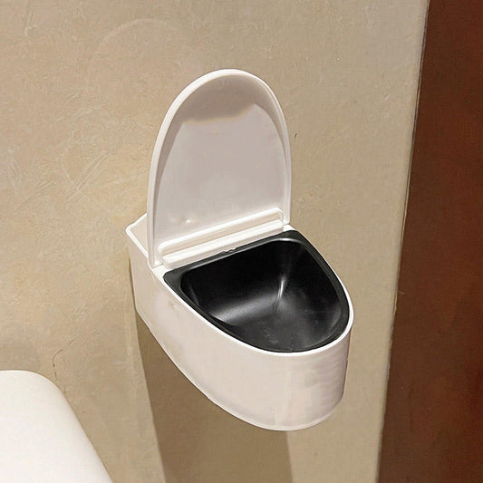 Wall-Mounted Luxury Ashtray Toilet Shaped Storage Box
