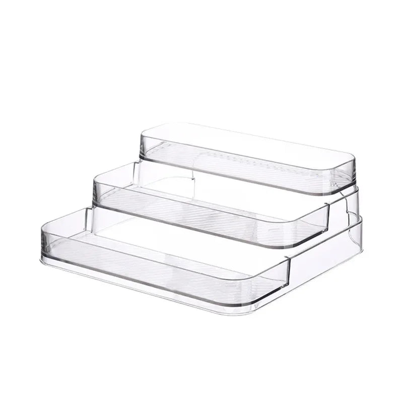 3-Tier Desktop Perfume Organizer & Tray – Luxury Cosmetic Storage Rack