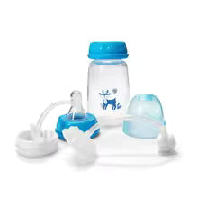 Hands-Free Baby Bottle Feeding System with Flexible Straw Tube