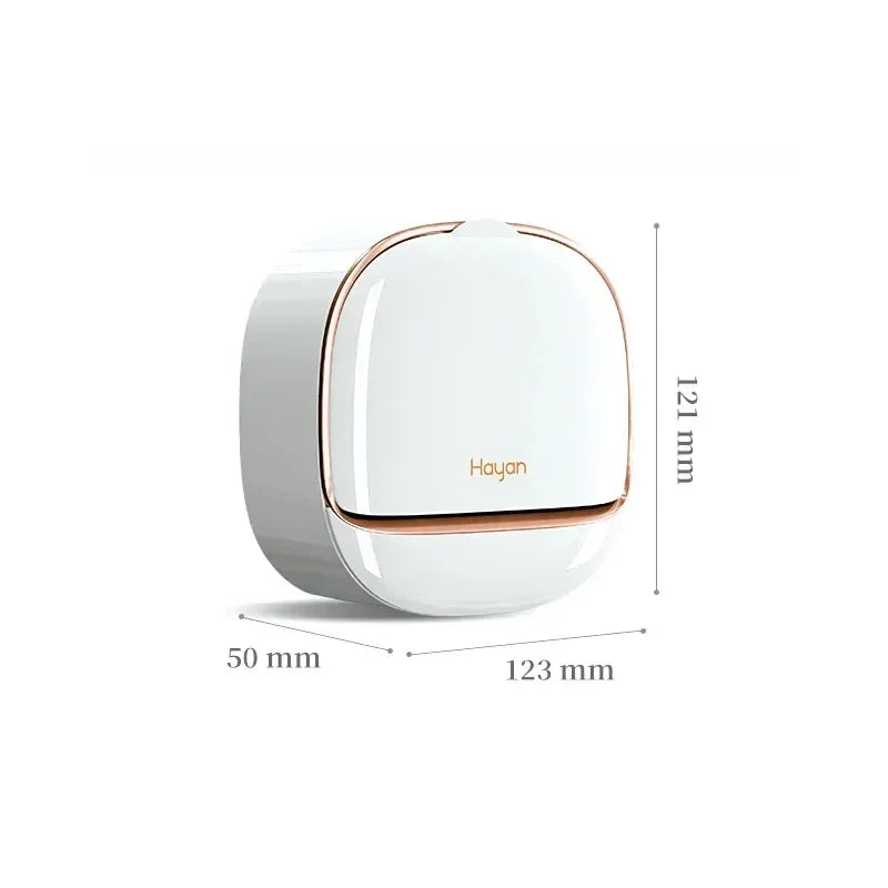 Luxury Wall Mounted Soap Box with Lid – Waterproof ABS Bathroom Holder