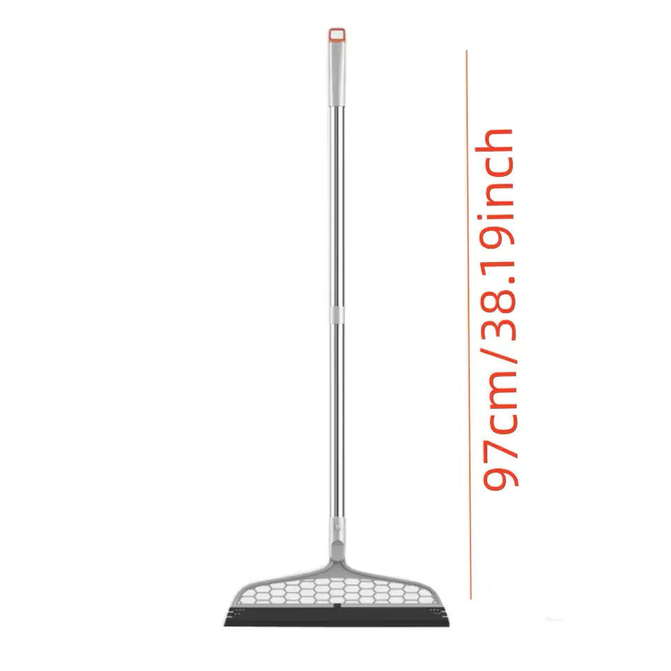 Silicone Floor Viper - Broom Squeegee for Pet Hair & Wet Cleaning