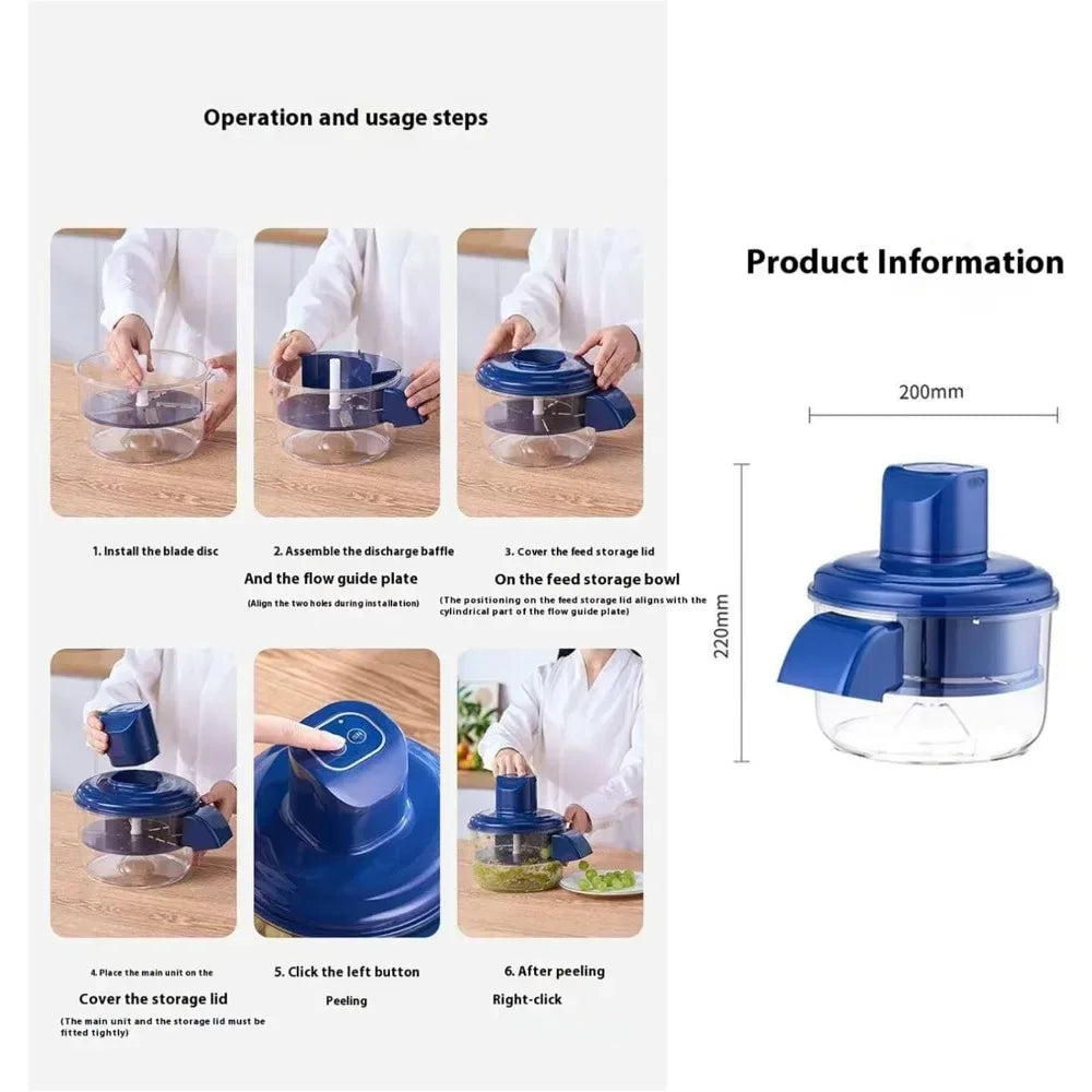 Trenducts.pk Rechargeable Electric Fruit & Vegetable Peeler