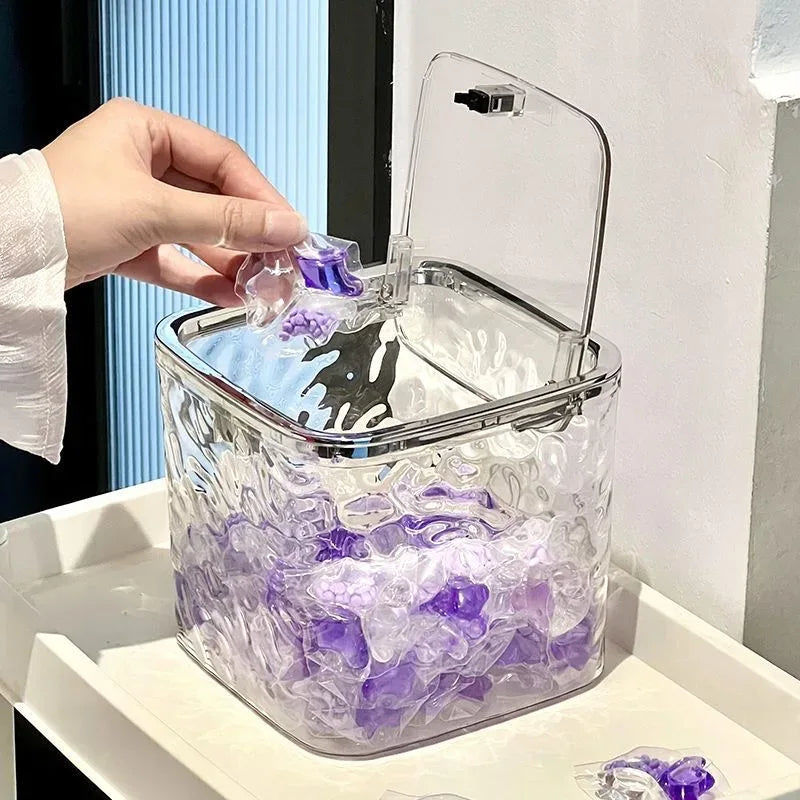 Acrylic Hair Accessories Organizer Storage Box