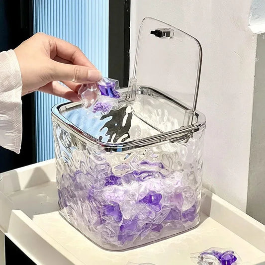 Acrylic Hair Accessories Organizer Storage Box