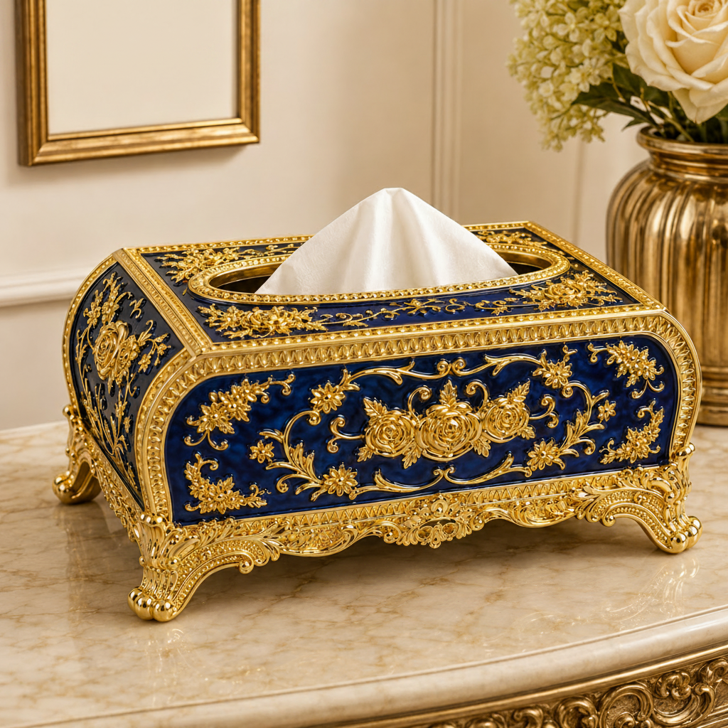 Royal Arch Floral Tissue Box – 4 Styles