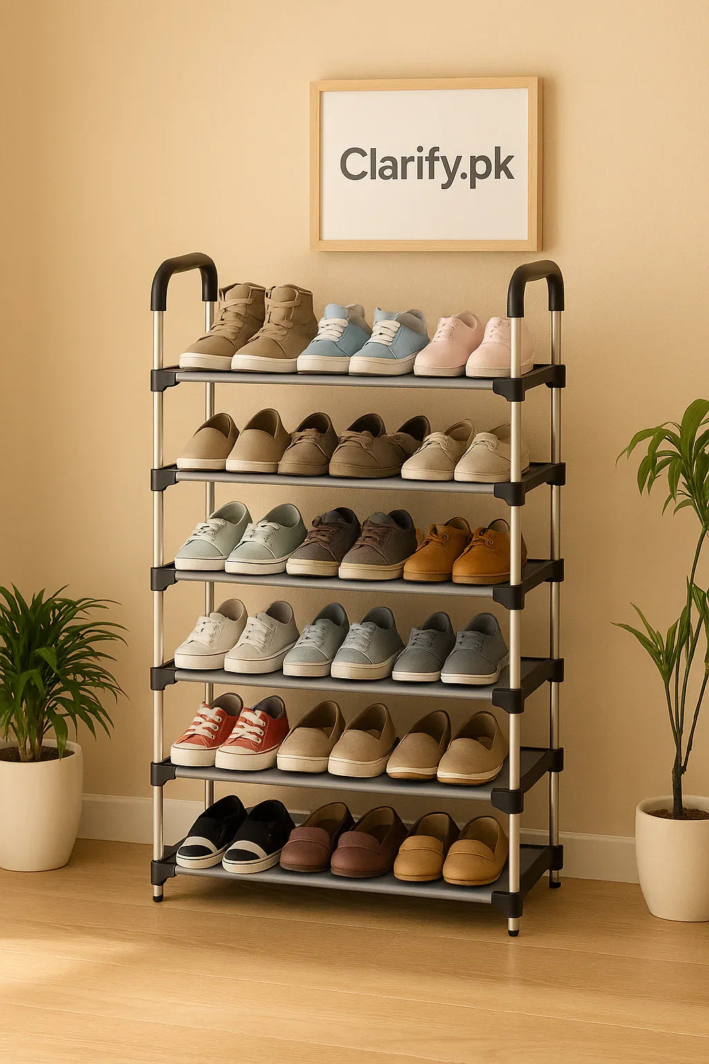 Attachable Shoe Rack – Space-Saving Stackable Shoe Organizer