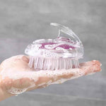 Silicone Scalp Massage Brush with Soft Bristles