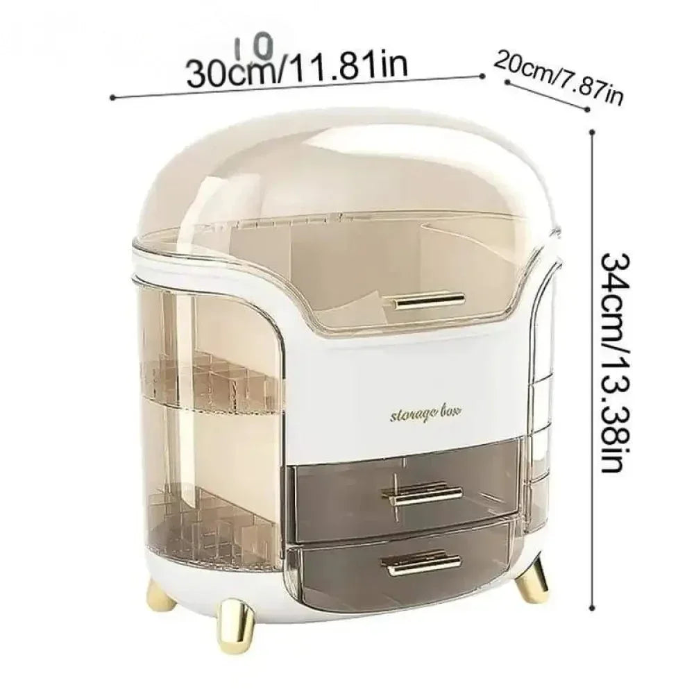 Luxury Cosmetic Organizer for Vanity & Desktop Storage