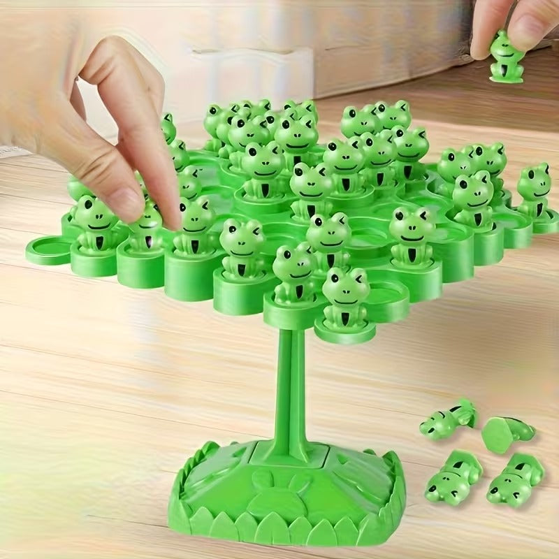 Frog Balance Tree Game – Fun & Educational Stacking Toy for Kids