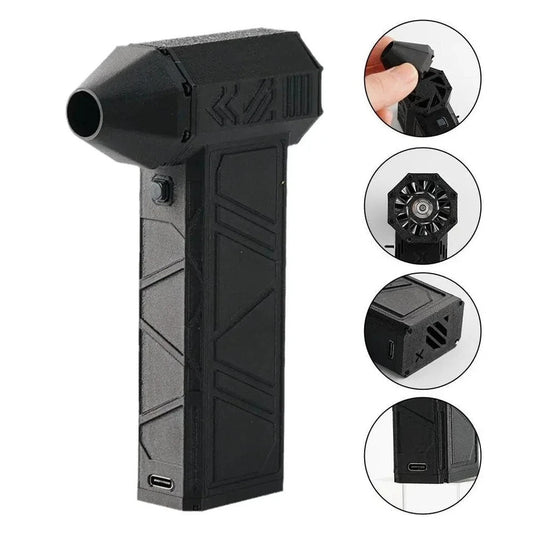 130000RPM Turbo Jet Air Blower – Rechargeable High-Speed Cordless Duster for Car, PC & Home Cleaning