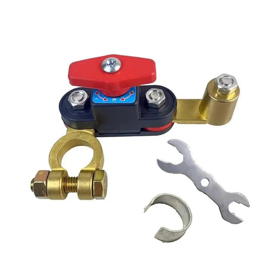 Universal Car Battery Disconnect Switch with Pure Copper Terminal – Safe Power Cut-Off for Vehicles