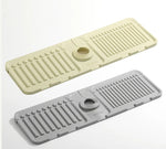 Silicone Sink Tray Splash Guard Pad - Quick-Drain Design for Kitchen & Bathroom