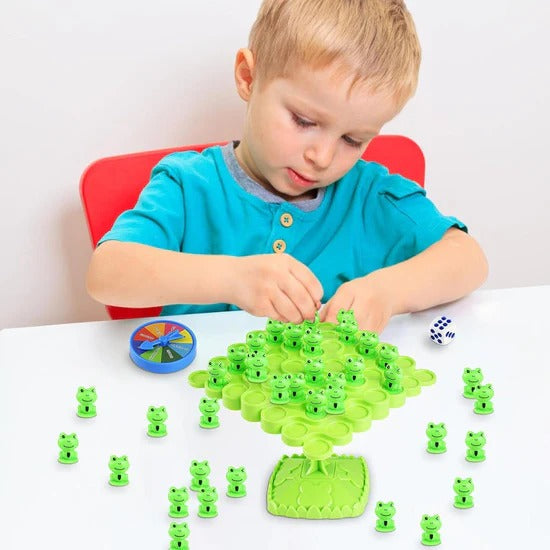 Frog Balance Tree Game – Fun & Educational Stacking Toy for Kids