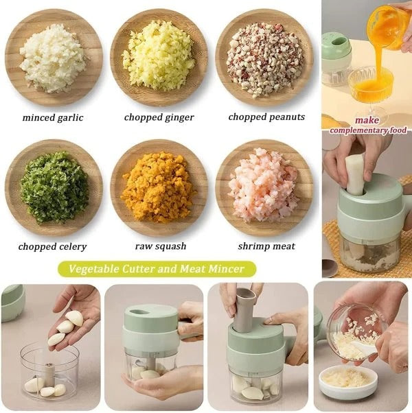 New Electric Handheld Cooking Hammer Food Chopper