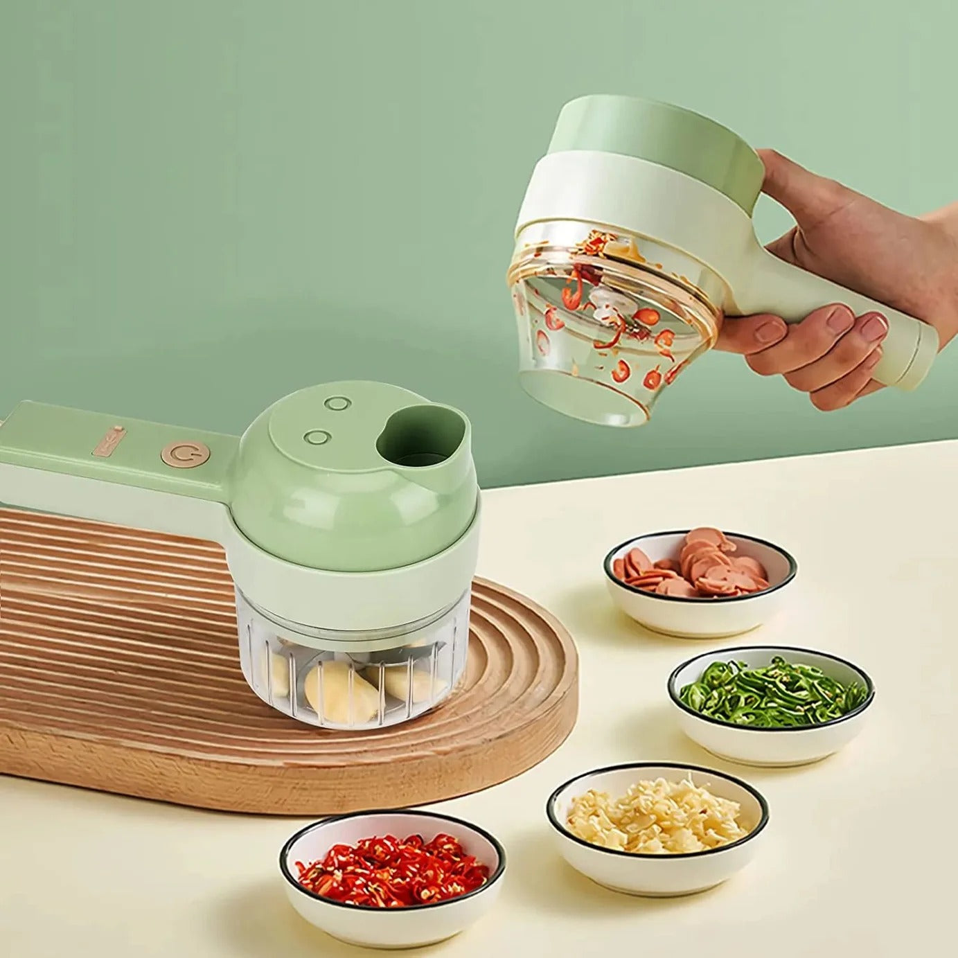 New Electric Handheld Cooking Hammer Food Chopper