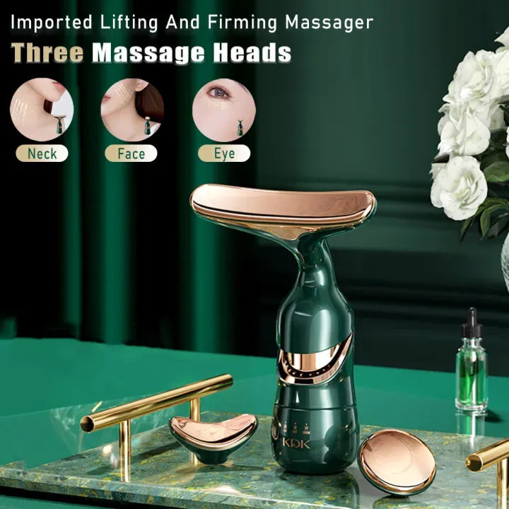 3-in-1 facial massager face lift microcurrent facial instrument anti-aging skin tightening machine facial massager