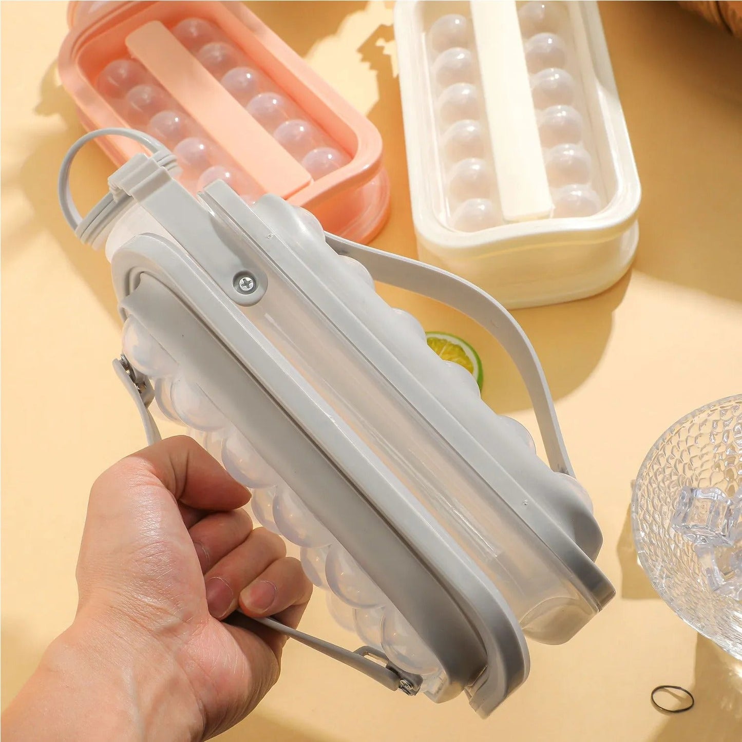 Portable Ice Ball Maker Bottle, Multi-Functional Ice Mold – Suitable for Home, Parties, and Travel